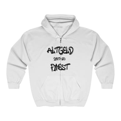 Altgeld Dirty 130 Finest Heavy Blend™ Full Zip Hooded Sweatshirt - CustomDripStore
