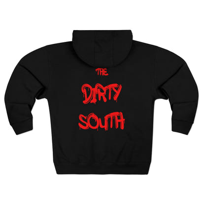 Dirty South Unisex Full Zip Hoodie, Custom Zip hoodie, Personalized Zip hoodie, Dirty South - CustomDripStore