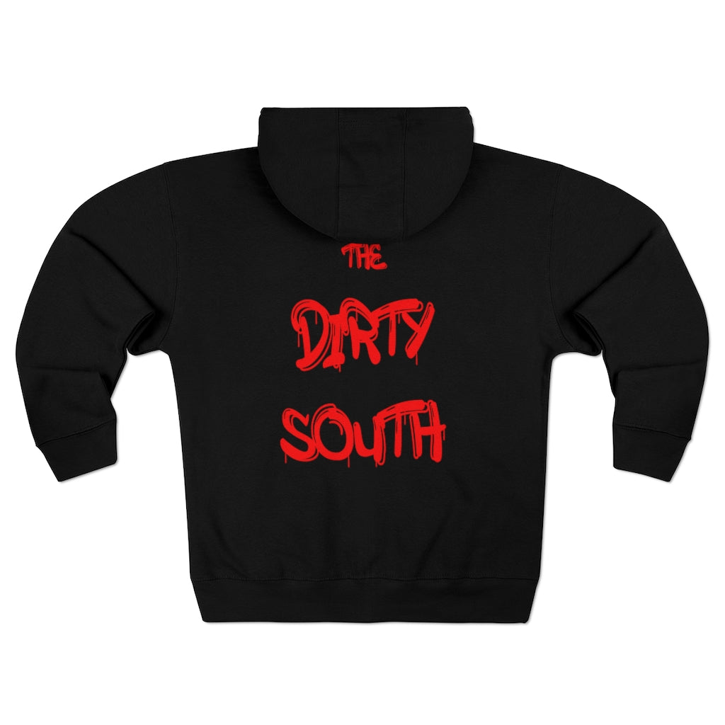Dirty South Unisex Full Zip Hoodie, Custom Zip hoodie, Personalized Zip hoodie, Dirty South - CustomDripStore