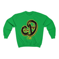 Black & Yellow custom drip Unisex Heavy Blend™ Crewneck Sweatshirt - CustomDripStore