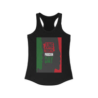 Juneteenth Women's Ideal Racerback Tank - CustomDripStore