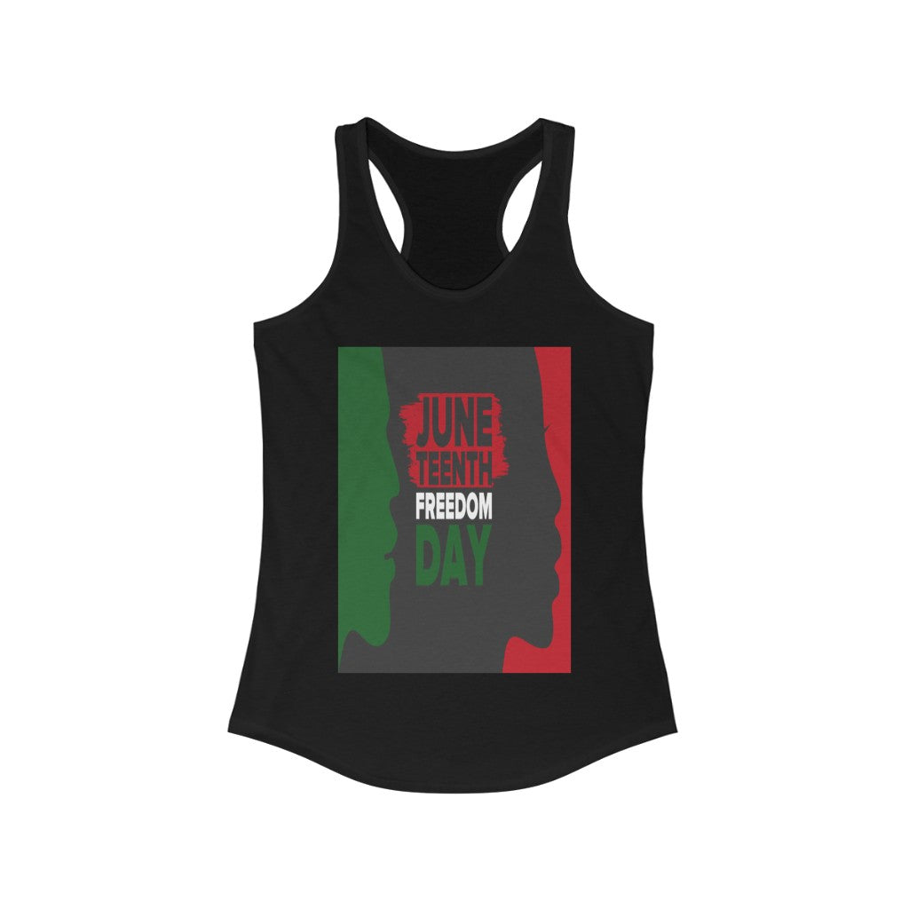 Juneteenth Women's Ideal Racerback Tank - CustomDripStore