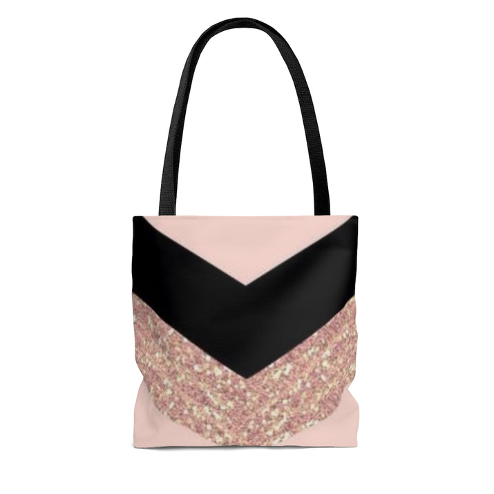 Pink and black design Tote Bag,  Custom tote bag, Personalized tote bag - CustomDripStore