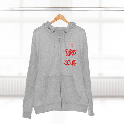 Dirty South Unisex Full Zip Hoodie, Custom Zip hoodie, Personalized Zip hoodie, Dirty South - CustomDripStore