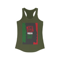 Juneteenth Women's Ideal Racerback Tank - CustomDripStore