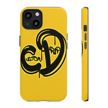 Black&Yellow custom Drip Tough Cases - CustomDripStore