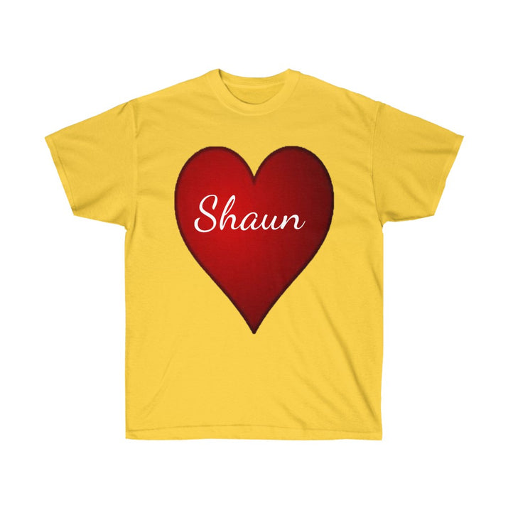 Personalized Unisex Tee, Valentine's Day Tee, Heart Tee, Love T-shirts, Personalized t-shirt, Custom t-shirts - CustomDripStore