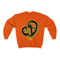 Black & Yellow custom drip Unisex Heavy Blend™ Crewneck Sweatshirt - CustomDripStore