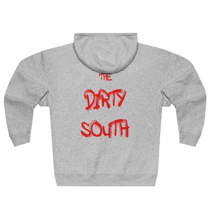 Dirty South Unisex Full Zip Hoodie, Custom Zip hoodie, Personalized Zip hoodie, Dirty South - CustomDripStore