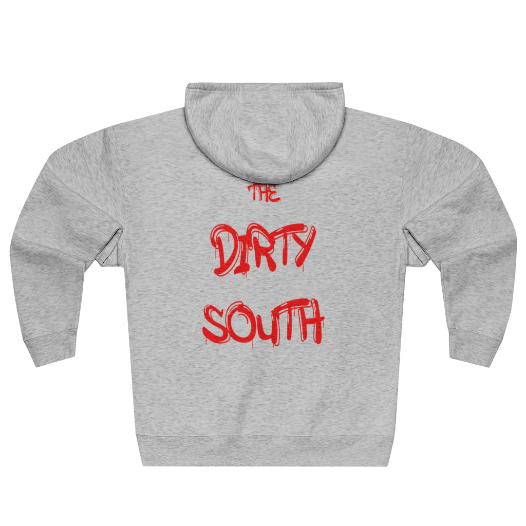 Dirty South Unisex Full Zip Hoodie, Custom Zip hoodie, Personalized Zip hoodie, Dirty South - CustomDripStore