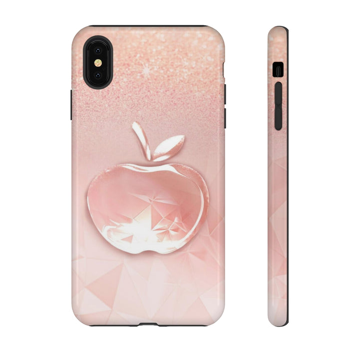 Pink apple Tough Cases, Apple cases, pink cases, Custom phone cases, Graphic phone cases - CustomDripStore