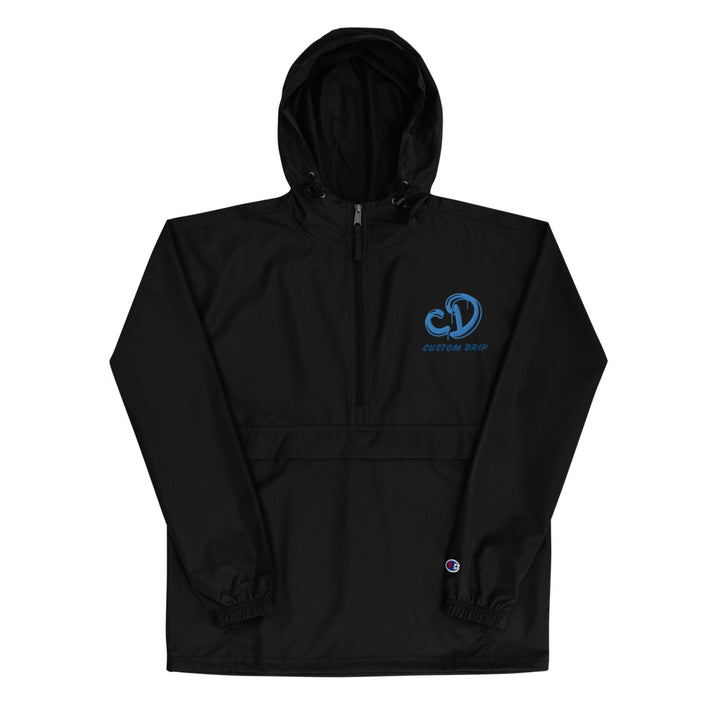 Custom Drips Embroidered Champion Packable Jacket - CustomDripStore