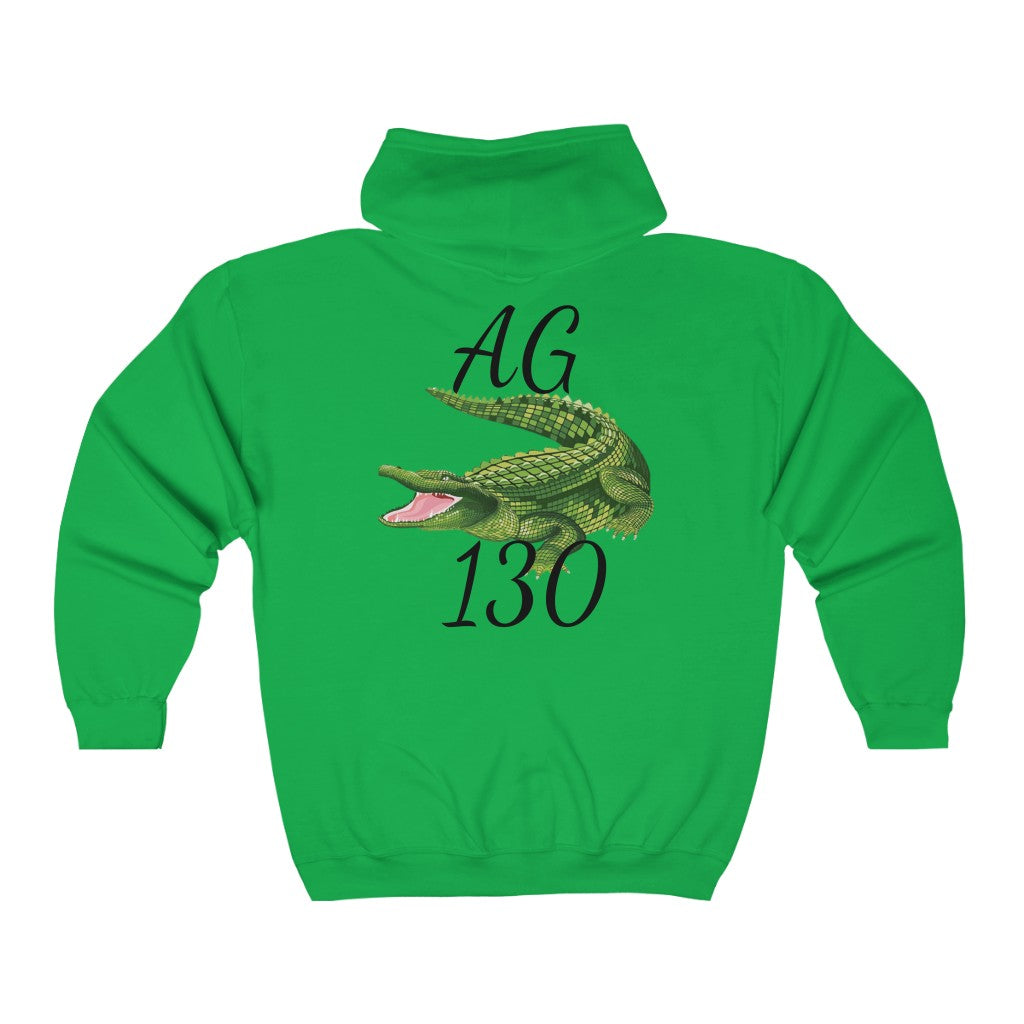 Altgeld Dirty 130 Finest Heavy Blend™ Full Zip Hooded Sweatshirt - CustomDripStore