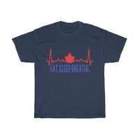 Eat Sleep Breathe Unisex Heavy Cotton Tee - CustomDripStore