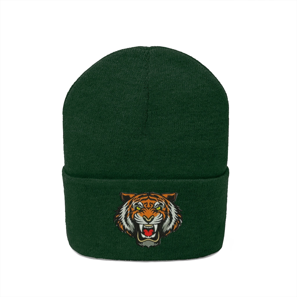 Lion head Beanie, Custom Beanie, Graphic Beanie, Lion Beanie - CustomDripStore