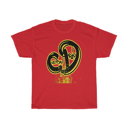 Black & Yellow Custom Drip Unisex Heavy Cotton Tee - CustomDripStore