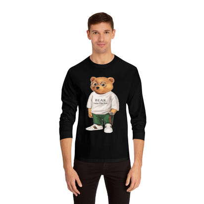 Custom Drip Classic Long Sleeve Bear T-Shirt - CustomDripStore