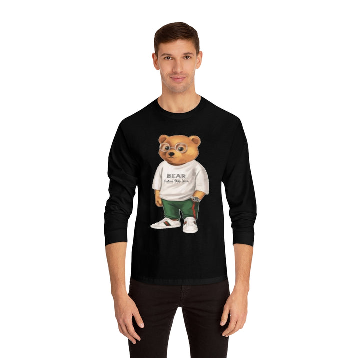 Custom Drip Classic Long Sleeve Bear T-Shirt - CustomDripStore