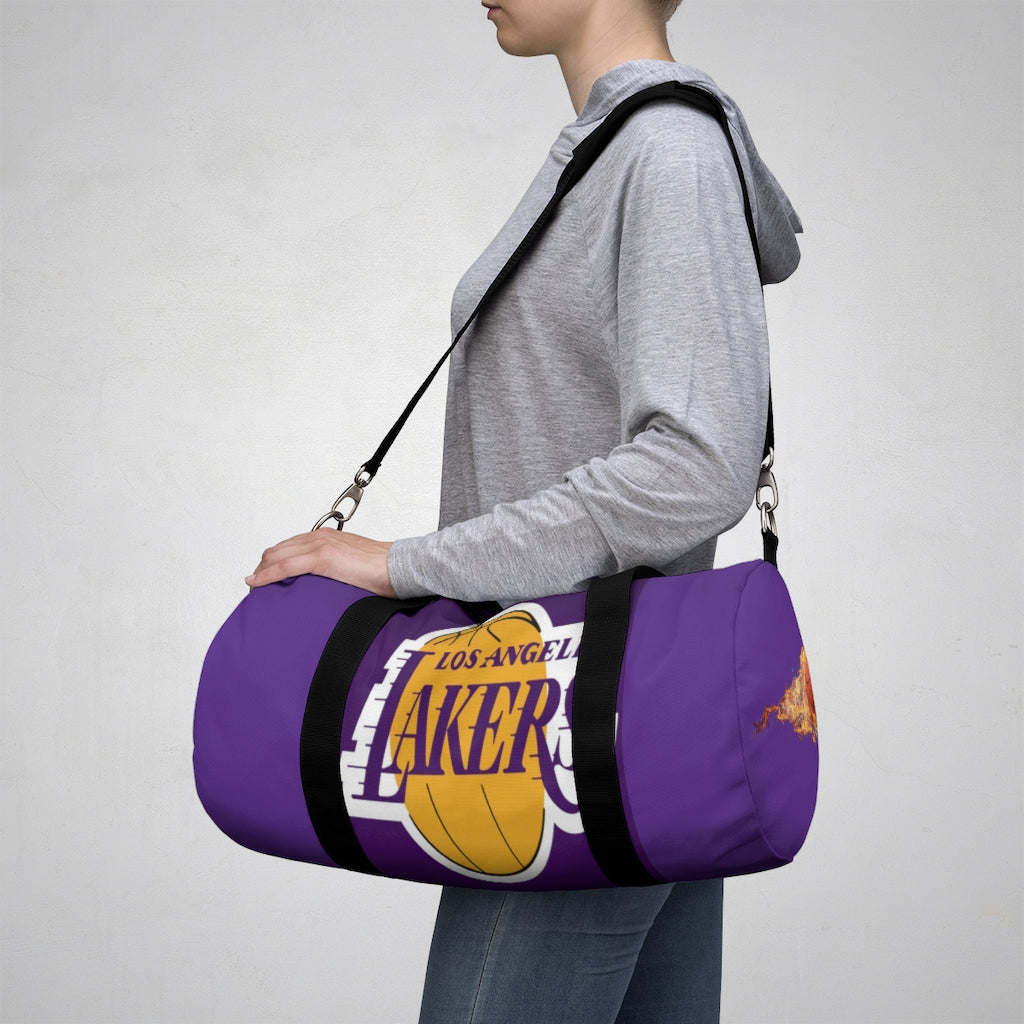 Custom Lakers Team Duffel Bag, Lakers Bag, Team bag, Custom bag, Personalized bag - CustomDripStore