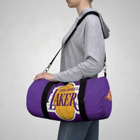 Custom Lakers Team Duffel Bag, Lakers Bag, Team bag, Custom bag, Personalized bag - CustomDripStore
