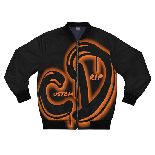 Custom Drip Logo Bomber Jacket - CustomDripStore