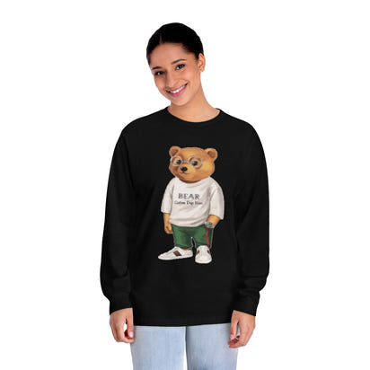 Custom Drip Classic Long Sleeve Bear T-Shirt - CustomDripStore