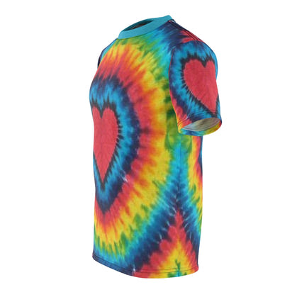 Tie Dye Unisex Cut & Sew Tee, Custom Tee, Graphic Tee, Tie Dye - CustomDripStore