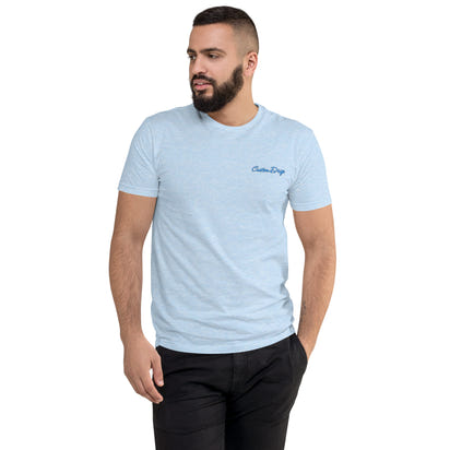 Custom Drip Light blue Short Sleeve T-shirt - CustomDripStore