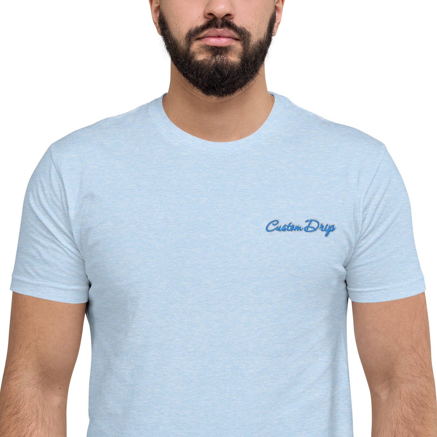 Custom Drip Light blue Short Sleeve T-shirt - CustomDripStore