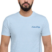 Custom Drip Light blue Short Sleeve T-shirt - CustomDripStore