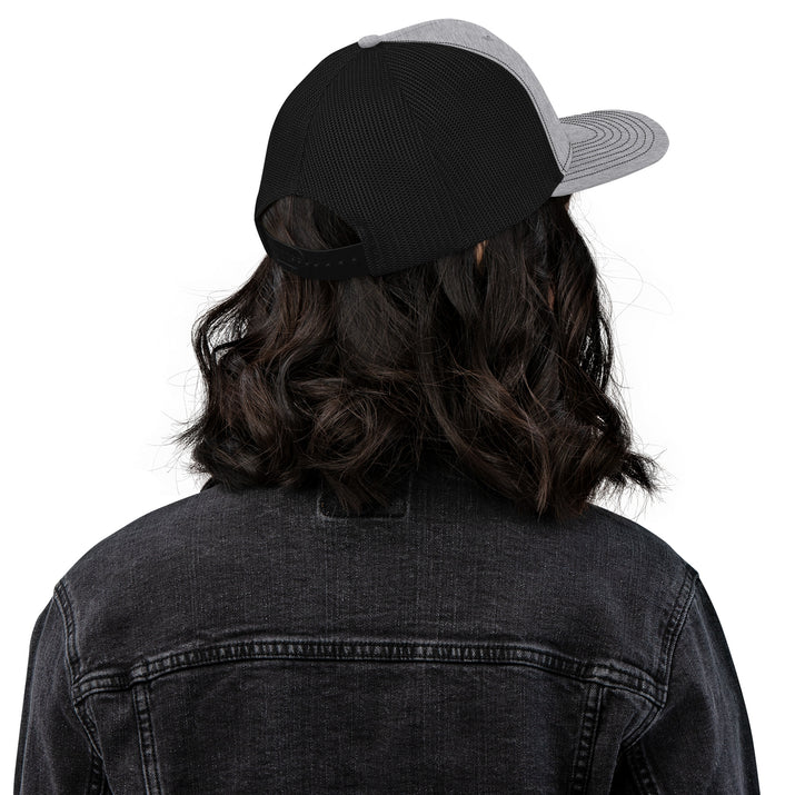 Custom Drip's Grey & Black Trucker Cap - CustomDripStore