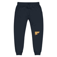Custom Drips navy fleece sweatpants
