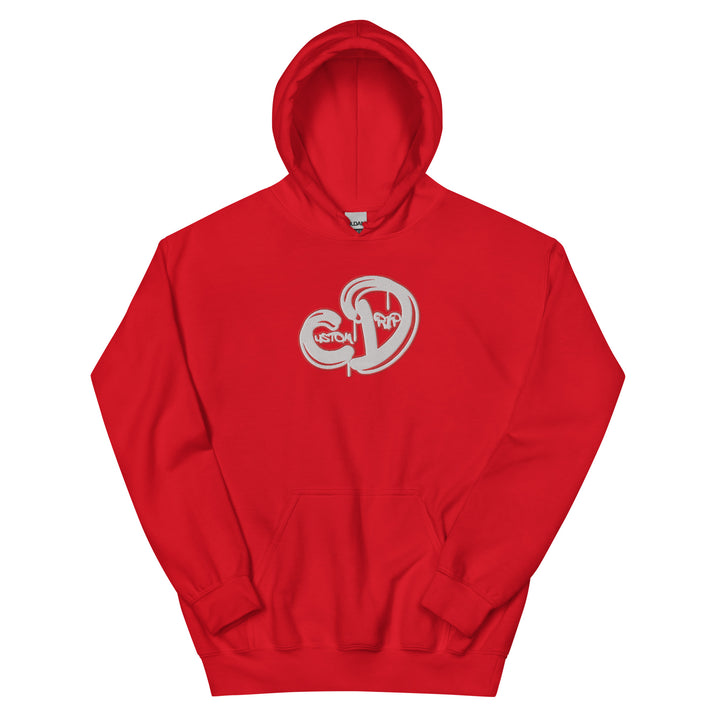Custom Drips Red & white logo Unisex Hoodie - CustomDripStore