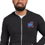 Drip Splash Unisex zip hoodie - CustomDripStore
