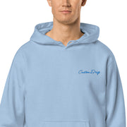 Unisex pigment-dyed Custom Drip hoodie - CustomDripStore