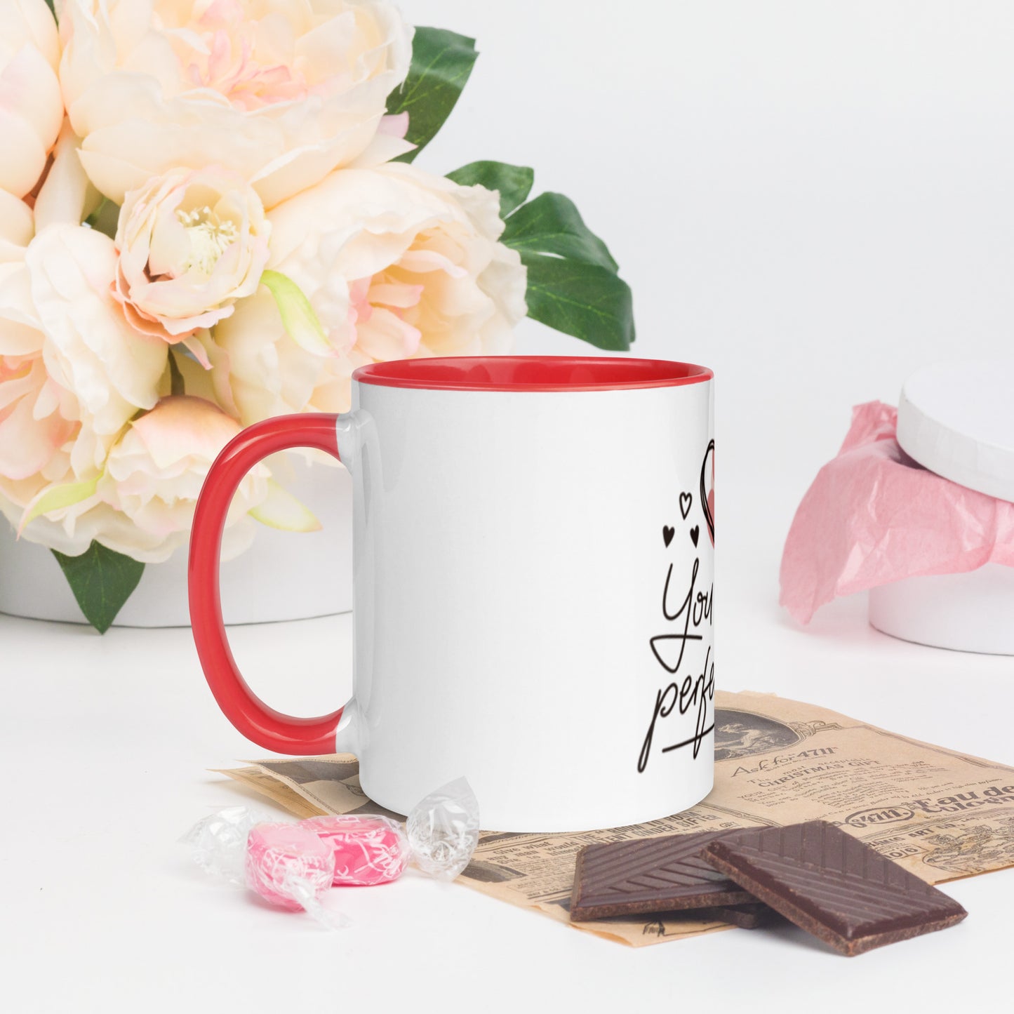 Custom Drip's Pink Mug with Color Inside - CustomDripStore