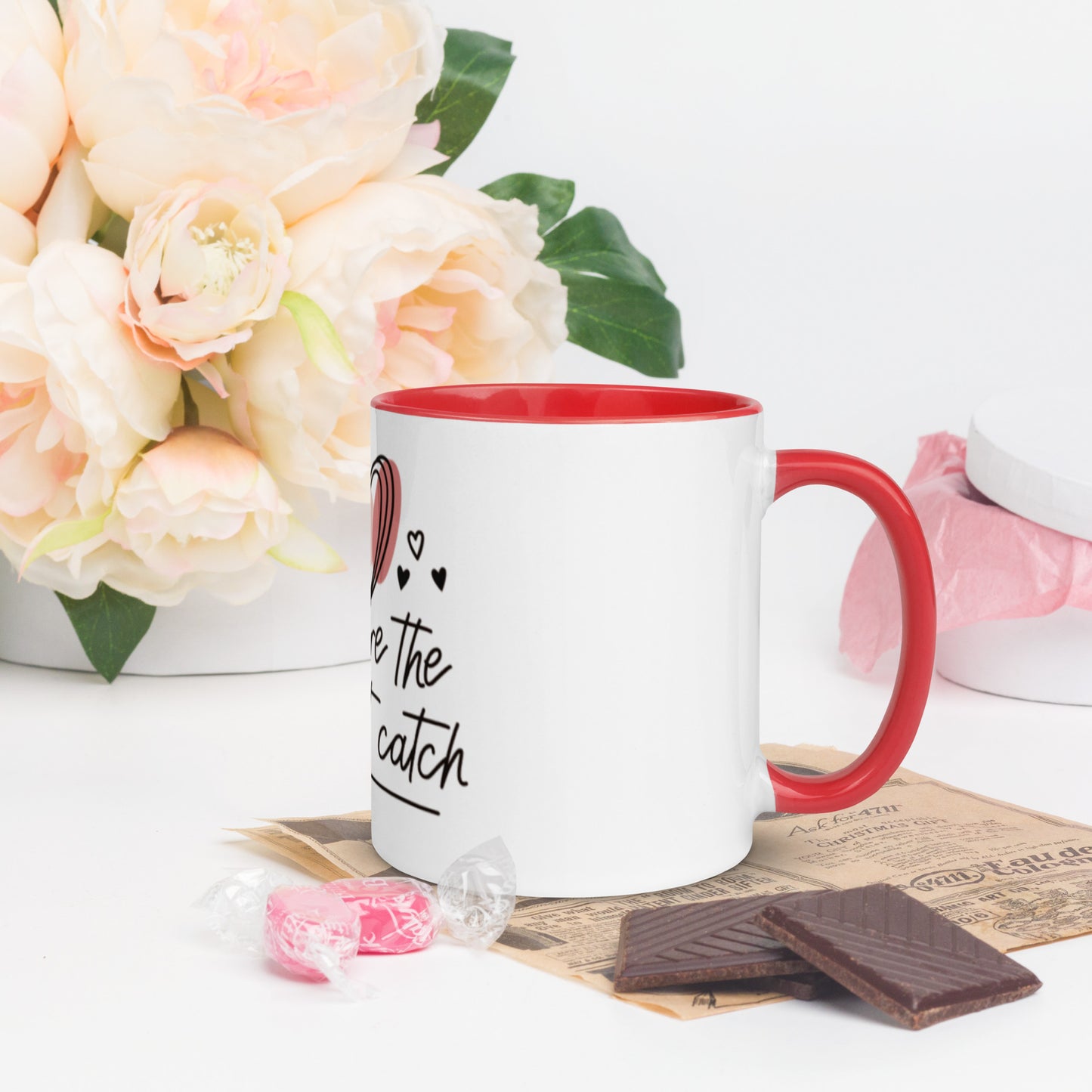 Custom Drip's Pink Mug with Color Inside - CustomDripStore