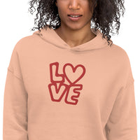 Love Crop Hoodie - CustomDripStore